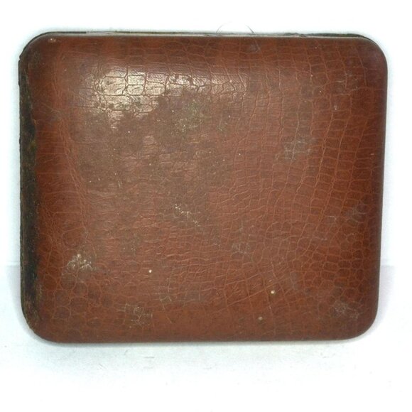 Vintage Gilbert Travel Alarm Clock In Folding Case 1940s Collectible Time Pieces - Picture 7 of 10